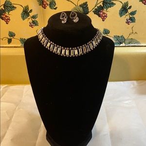 Show Stopper Choker Necklace & Matching Earrings
